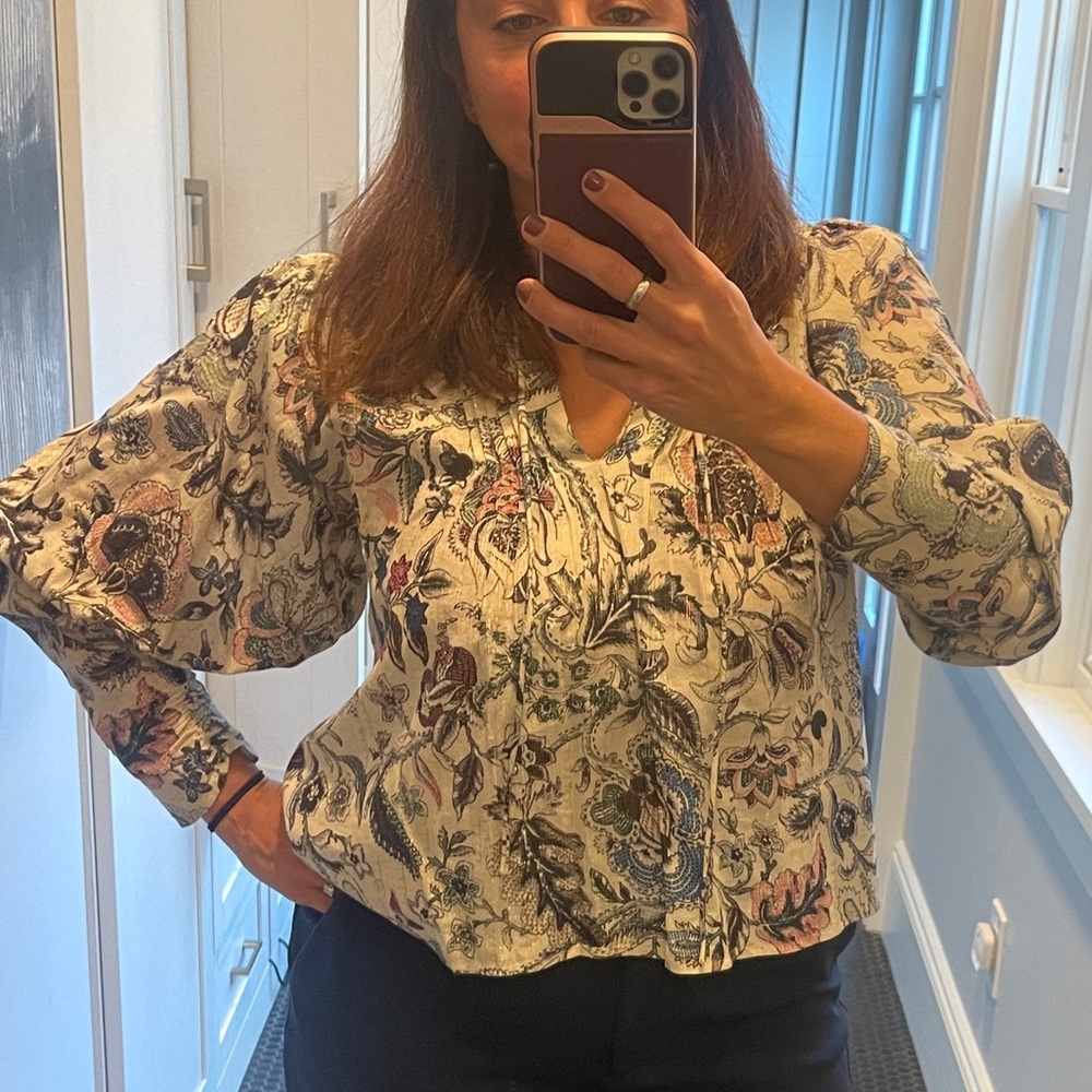 Floral Print Blouse